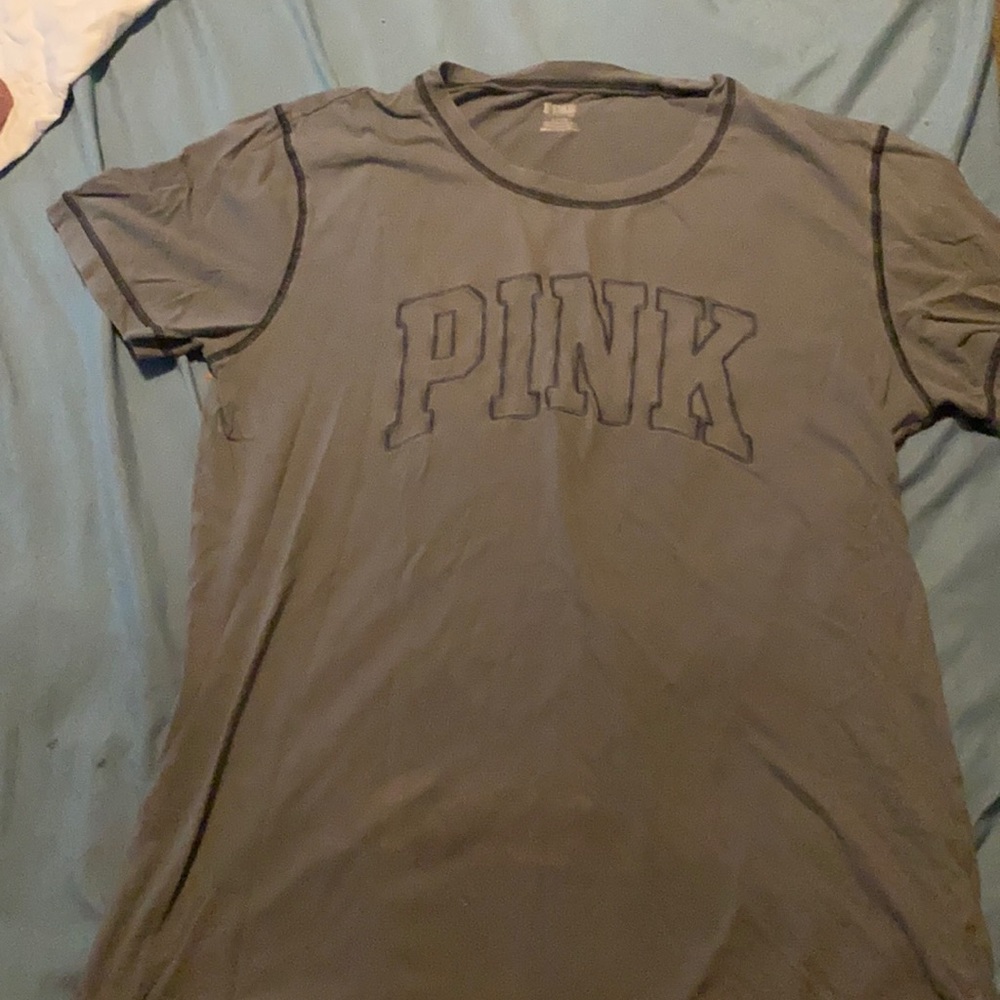 PINK tshirt grey
